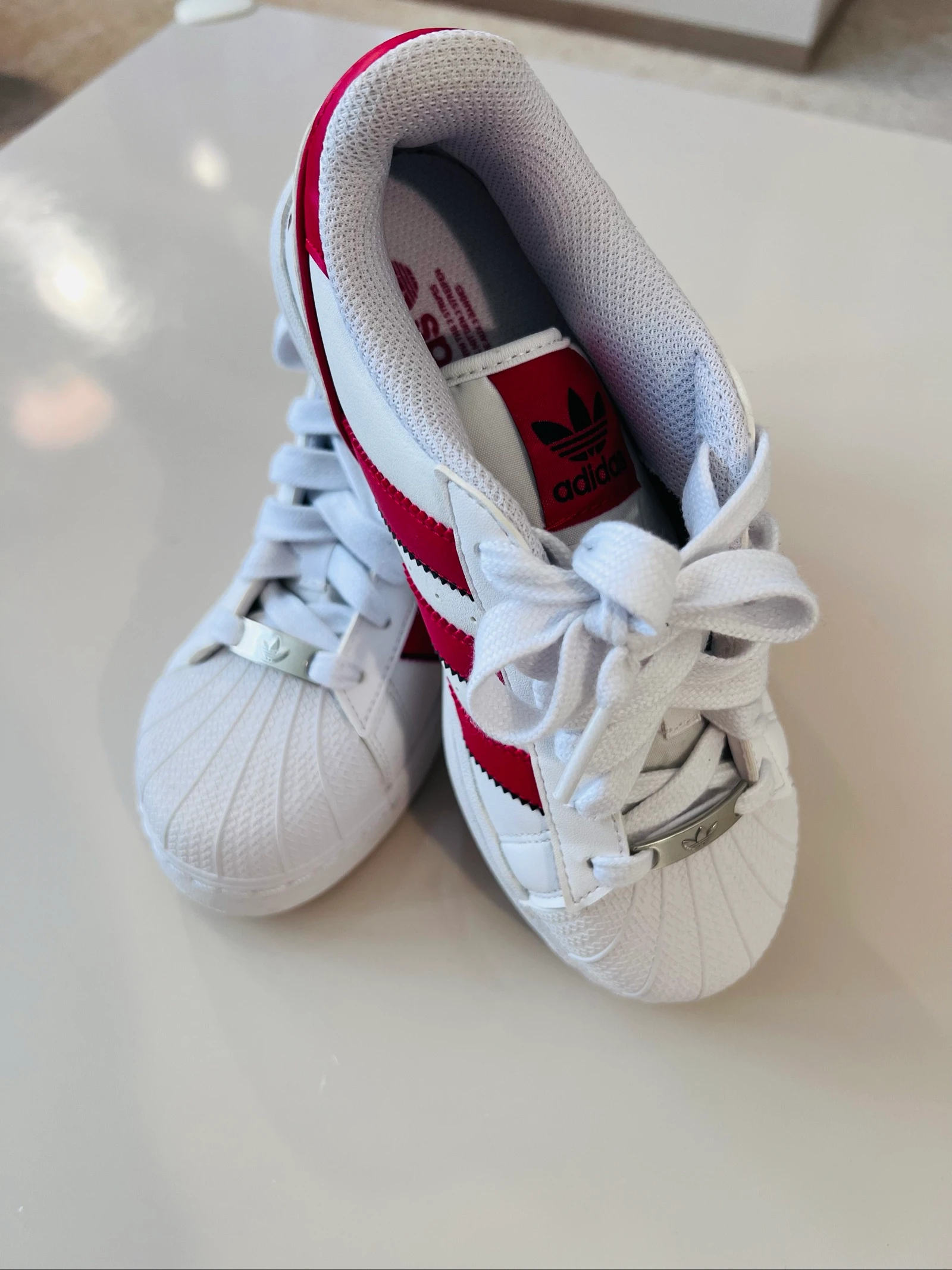 Zapatillas Adidas Originals Superstar XLG blanco y rojo - Talla 35.5 (US 3.5 / UK 3) – photo 2
